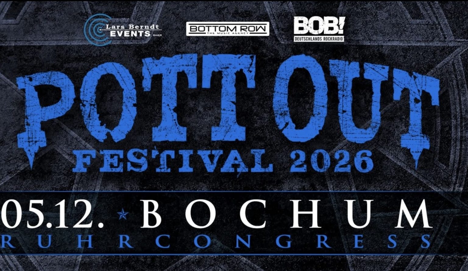 POTT OUT FESTIVAL 2026 Bochum RuhrCongress Bochum