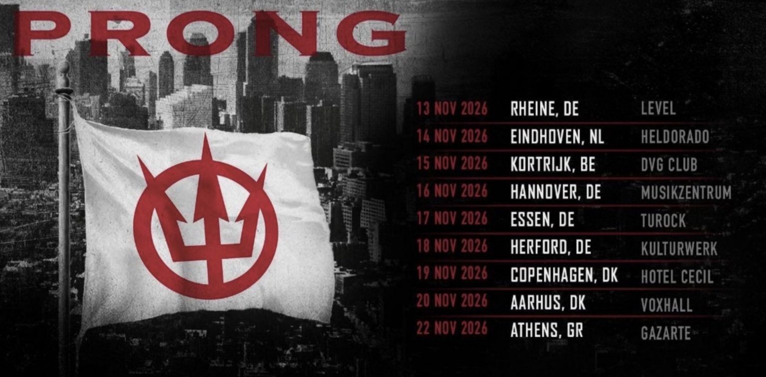 PRONG Uprising Europa Tour 2026 startet am 13. November!